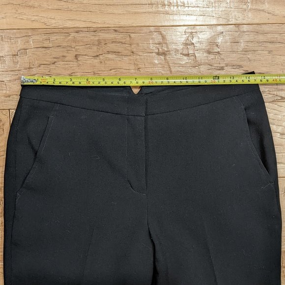 BCBG Max Azria Black Designer Dress Pants 0 27 Midrise BCBGMaxAzria - Picture 4 of 10